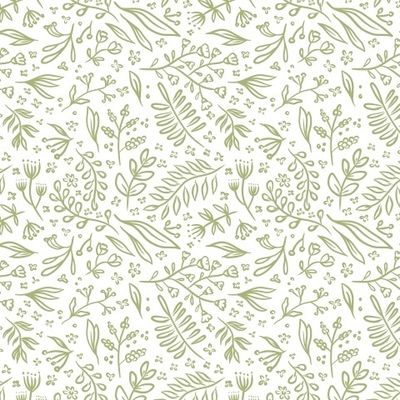 Зелень на белом 4.