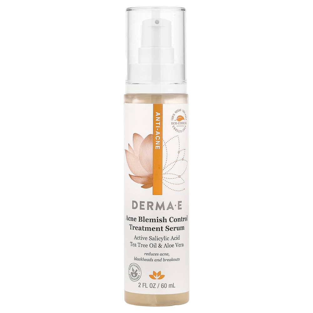 DERMA E, Сыворотка для контроля угревой сыпи, 60 мл (2 жидк. унц.)