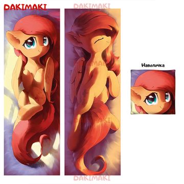Дакимакура пони Флаттершай девочка арт. 0612