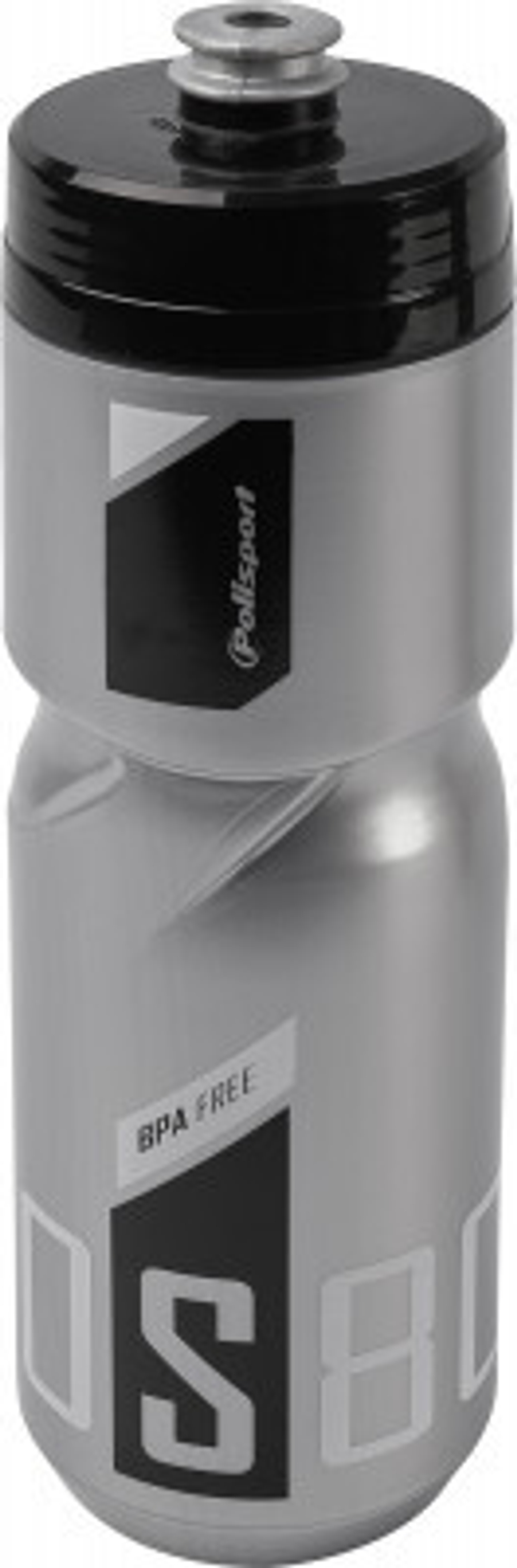 Фляга Polisport S800 800мл., silver/black/white (10013160/040320/0113199, ПОРТУГАЛИЯ)