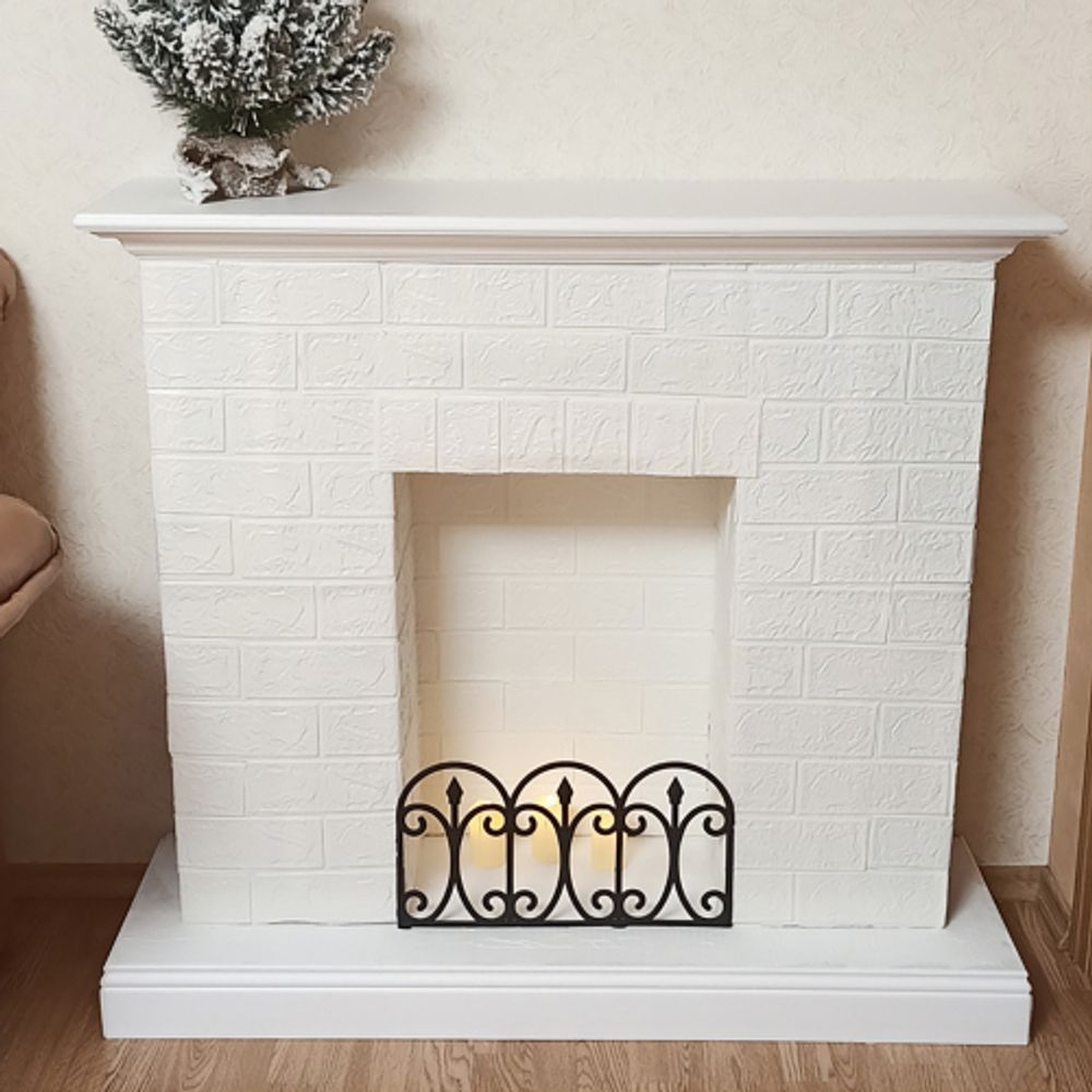 GAZS-6133 GREEN APPLE Заборчик садовый, 4 секции, раз-р секции 61*33cм, общ. длина 2.42 м, пластик | GREEN APPLE