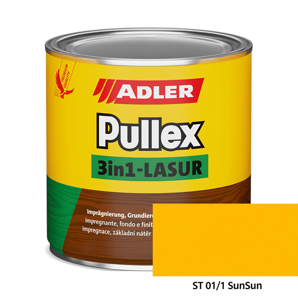Pullex 3in1-Lasur — пропитка, грунтовка, финиш | Adler (Австрия)