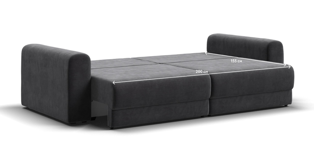 Модульный диван Ричмонд Модуль Вельвет Корд Графит(последний экземпляр)