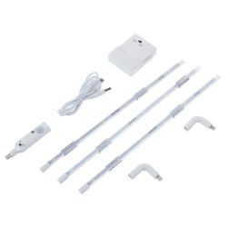 ULM-F42-3W-4200K SENSOR IP20 WHITE Комплект светодиодных полосок с датчиком движения 10Lux. Питание 4ААА. 150Lm. Белый. ТМ Uniel