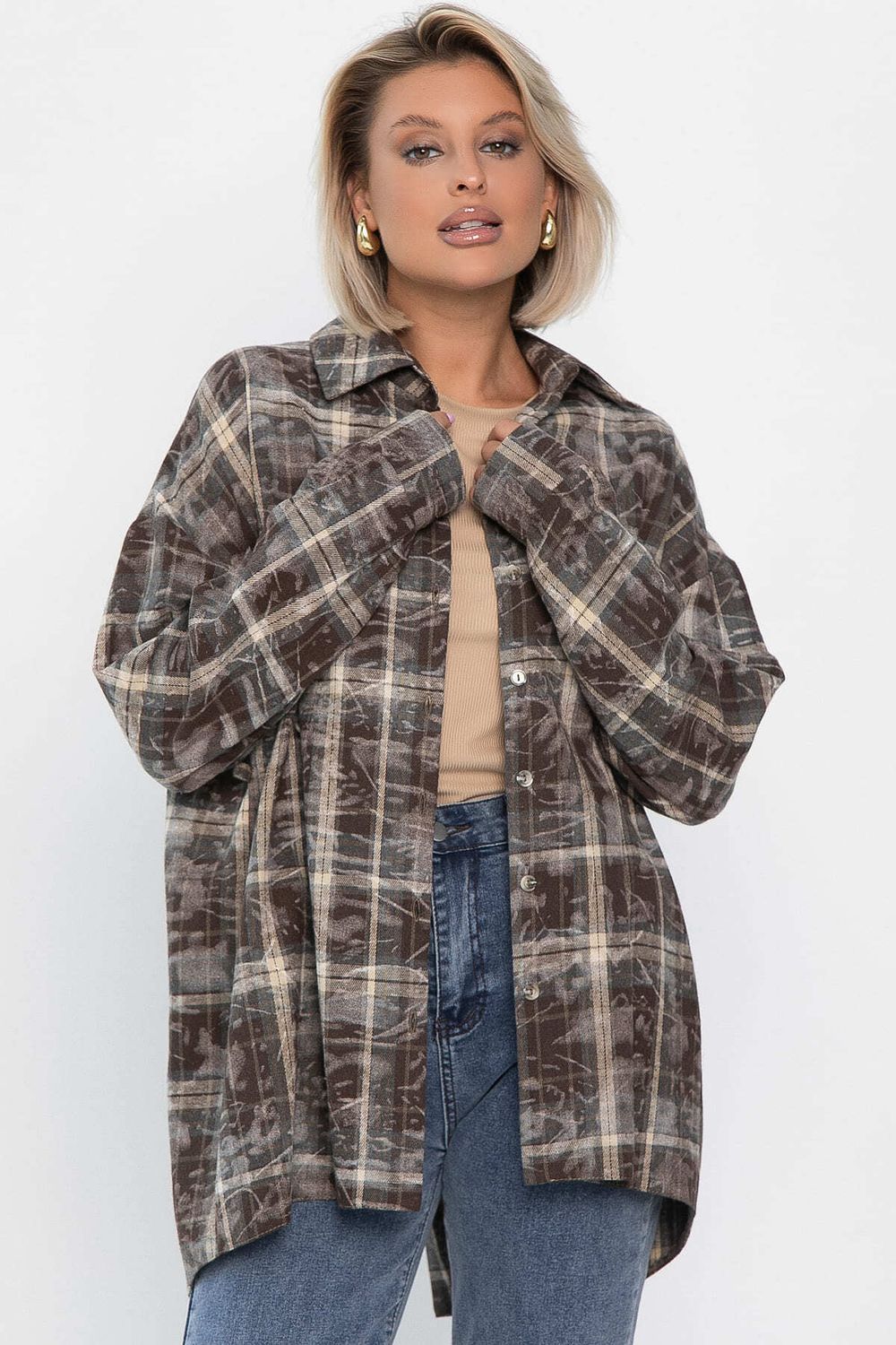 Рубашка Скай (коричневая) Б14194-5М LT Collection