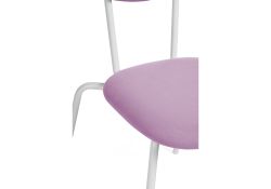 Стул на металлокаркасе Мареон катания лаванда / белый матовый