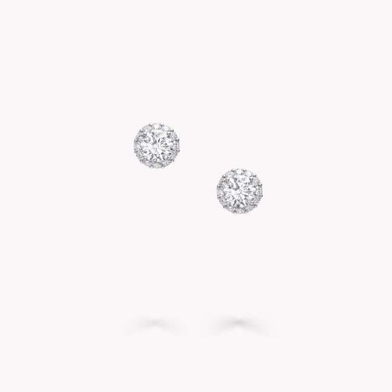 Пусеты Graff Icon Round Diamond Stud Earrings