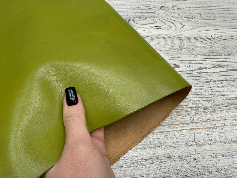 Nike Matt Apple (1,1-1,3 мм) цв. Зеленый, натуральная кожа