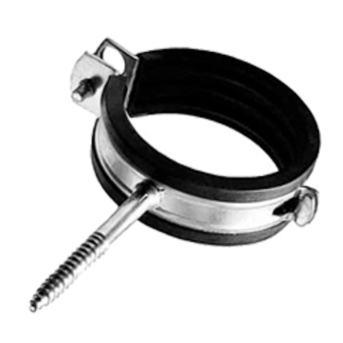 Хомут FERAT металлический с шурупом и дюбелем 40*80 F30133