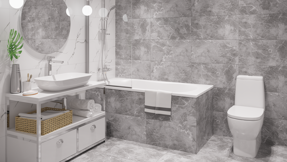 Керамогранит Grasaro Softmarble 30x60 см 1.08 м² лаппатированный цвет серый мрамор