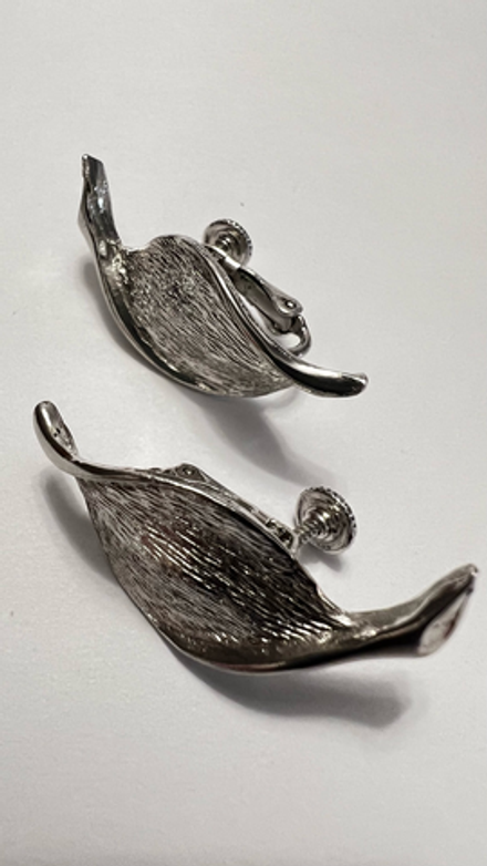 Винтажные клипсы Morrey листочки