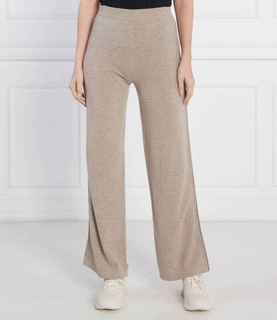 Хлопковые трикотажные штаны Beatrice B - бежевый(22FA1679CORE)