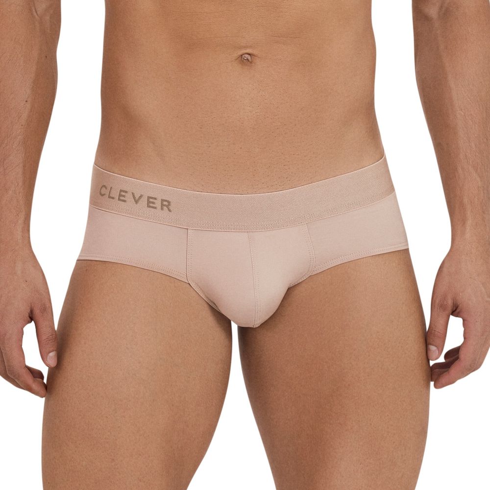 Мужские трусы брифы бежевые Clever NATURA CLASSIC BRIEF 112402