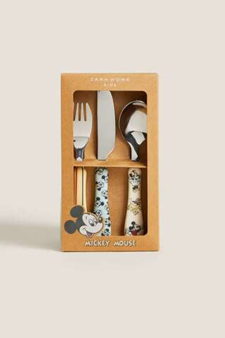 ZARA HOME НАБОР СТОЛОВЫХ ПРИБОРОВ МИККИ © DISNEY, РАЗНОЦВЕТНЫЙ