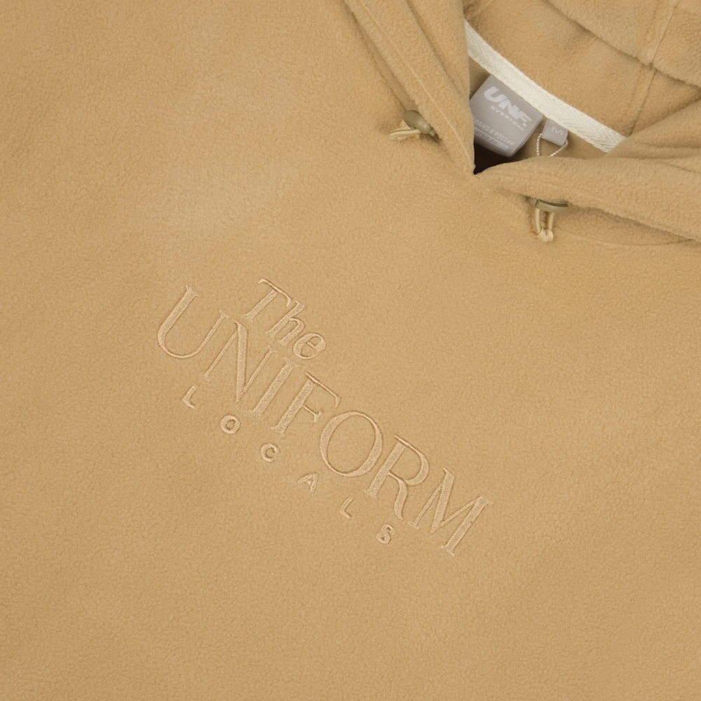 Худи UNIFORM Fleece locals бежевый