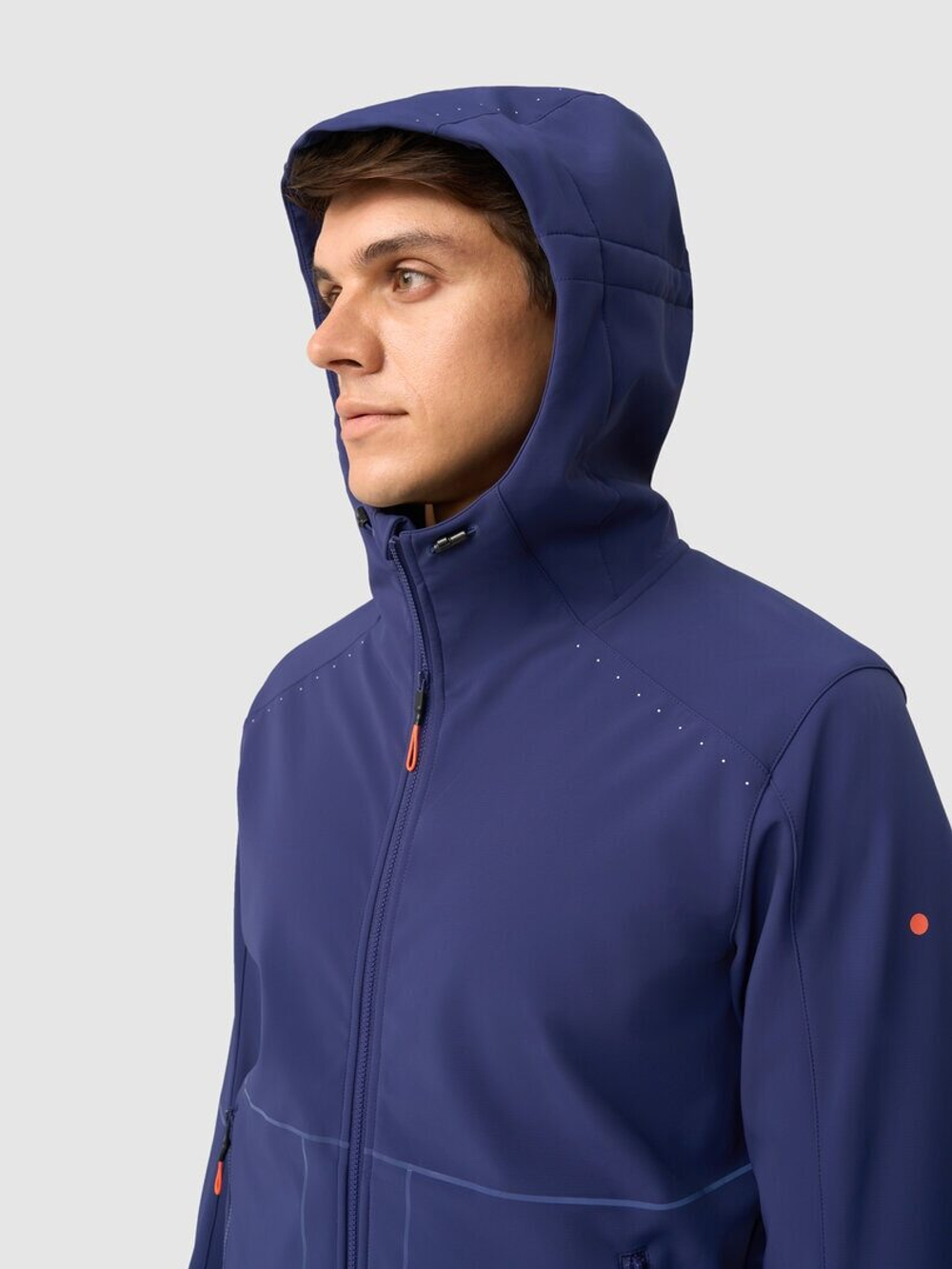 Зимняя беговая куртка GRI Темп 5.0 мужская темно-синяя