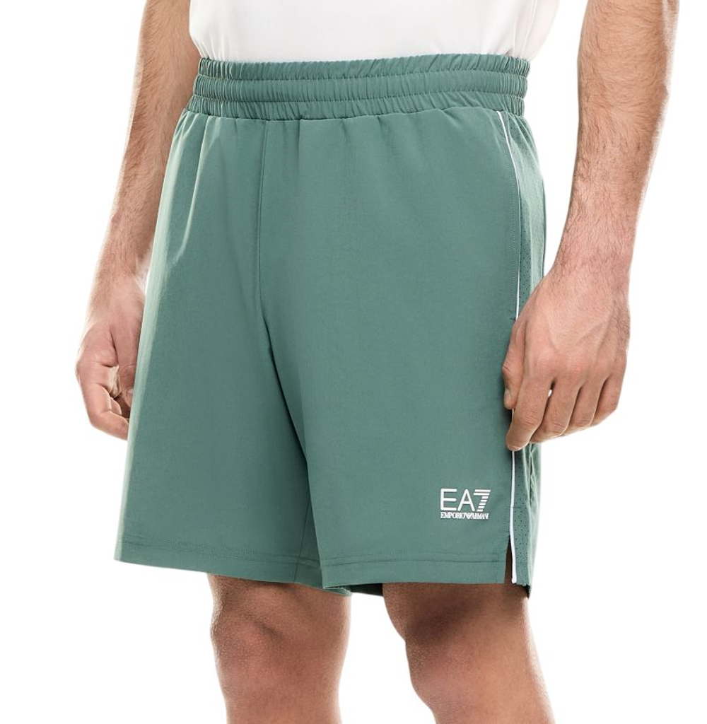 Мужские теннисные шорты EA7 Tennis Pro In Ventus7 - laurel wreath