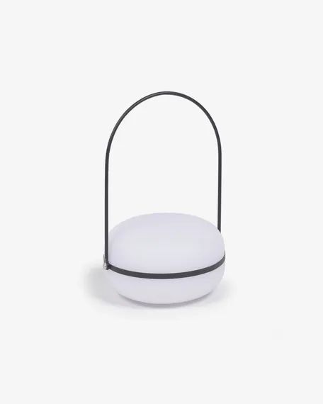 Переносная настольная лампа Tea с черной отделкой