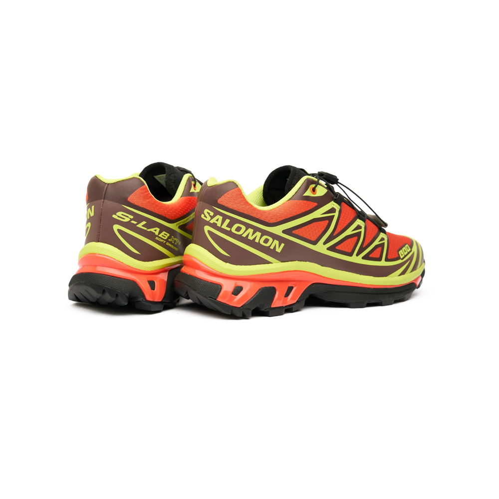Кроссовки Salomon XT-6 "Red Orange Sharp Green"