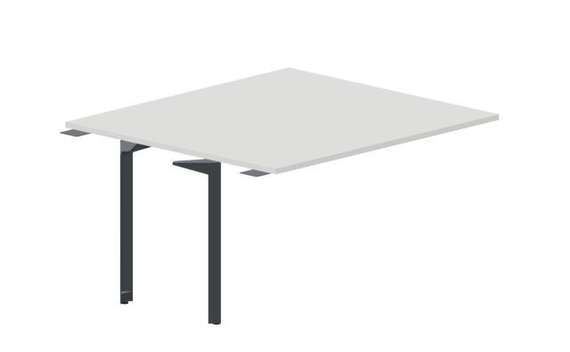 Стол для совещаний 140х126х75см (толщина столешницы 2,5см) - приставной элемент