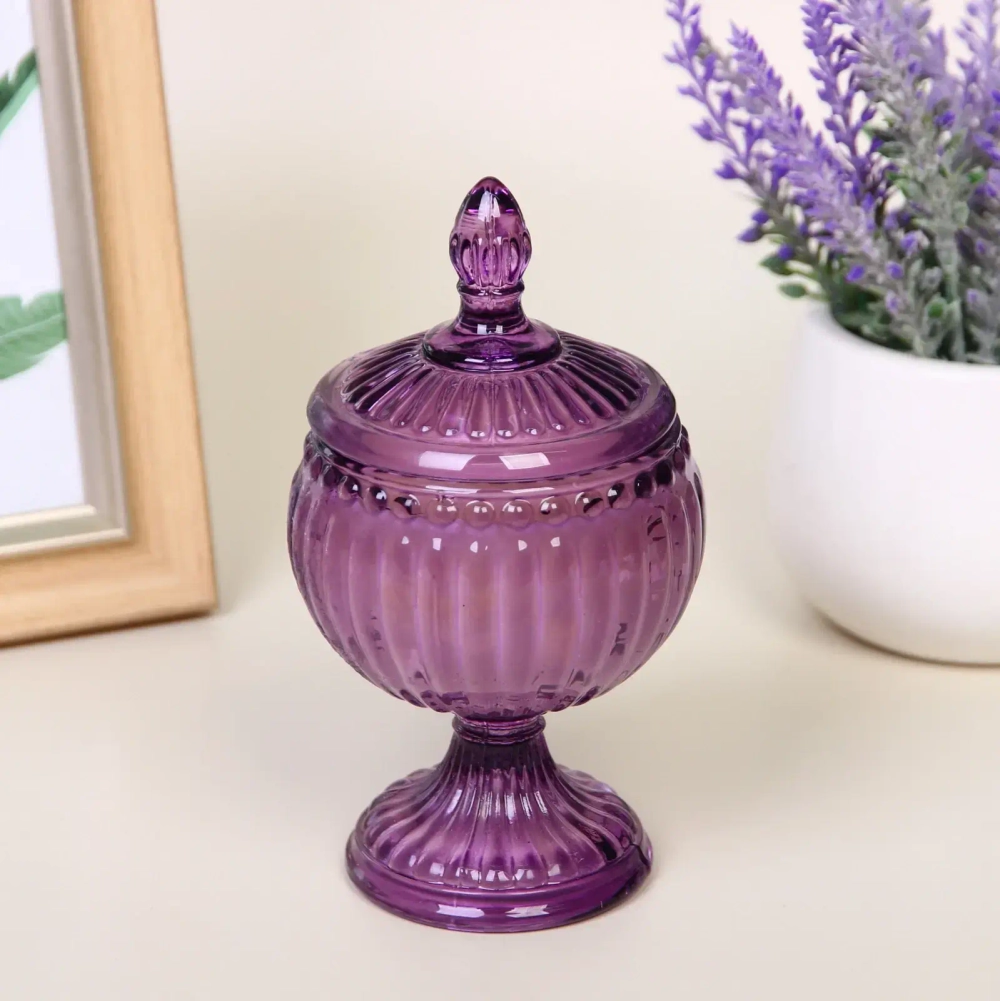 Свеча в стакане «Арабская ночь» 8,5*15 см, Сиреневый