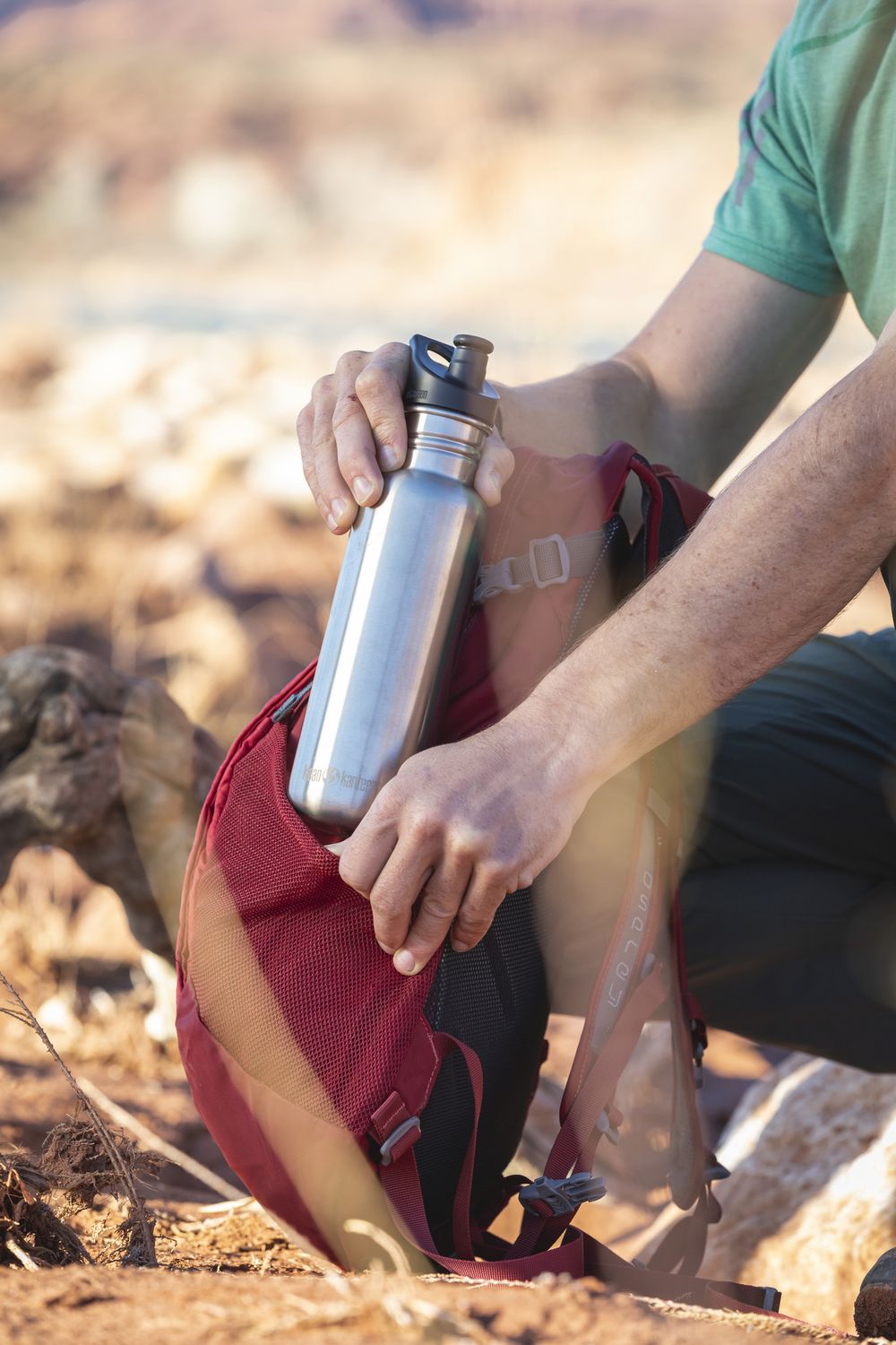 Бутылка Klean Kanteen Classic Sport 27oz (800 мл) Brushed Stainless