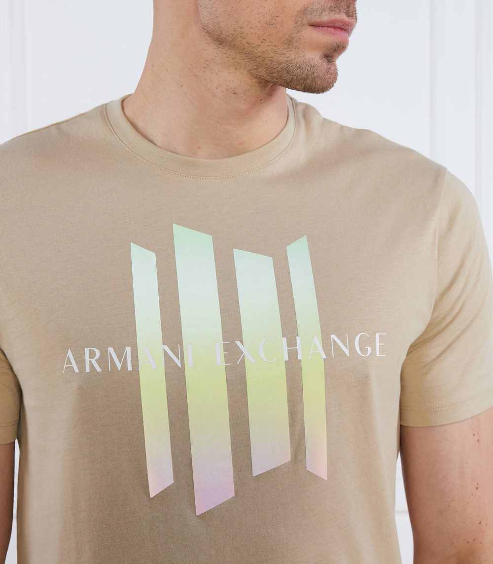 Футболка Armani Exchange - бежевый(3RZTCB ZJH4Z)