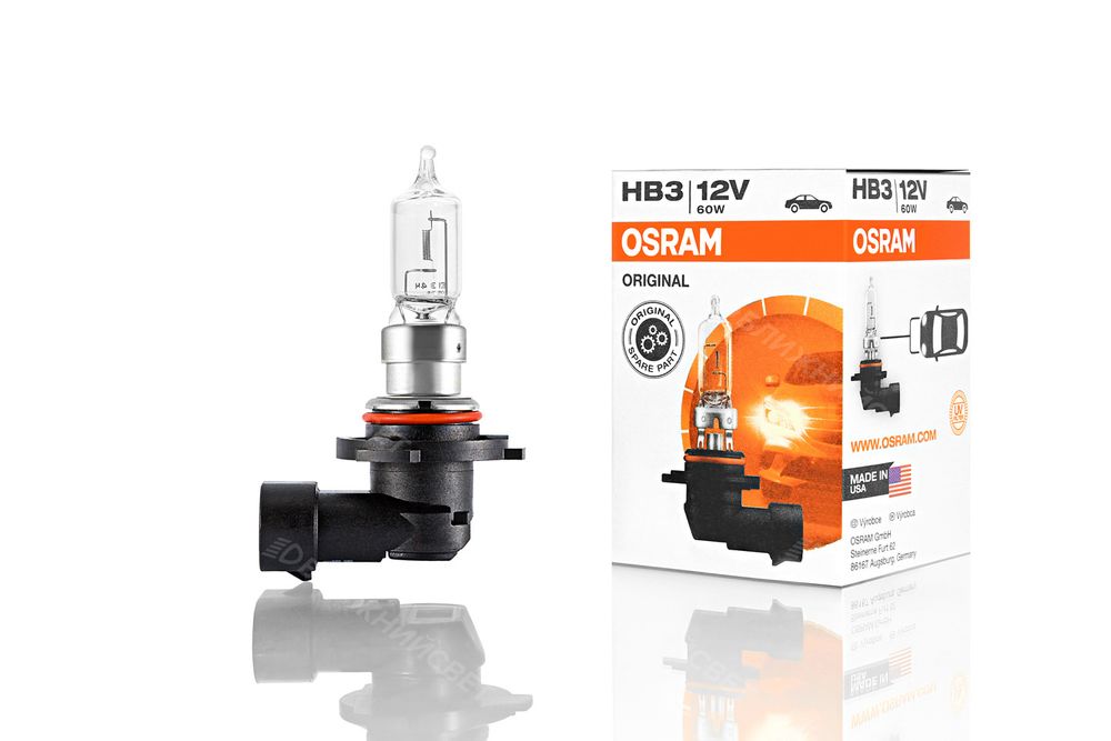 Автомобильная галогеновая лампа OSRAM 9005 НB3 9005 12V 60W