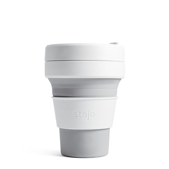 Стакан складной силиконовый Stojo Pocket Cup Dove, 12 oz / 355 мл