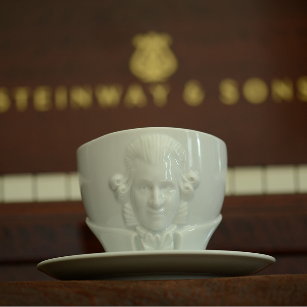 Чайная пара talent wolfgang amadeus mozart, 260 мл, белая