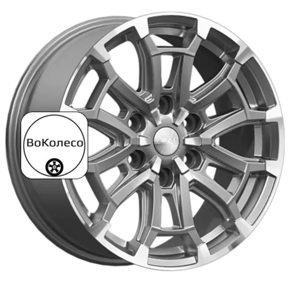 8x18/6x139,7 ET33 D106,1 Авилис (КЛ374) Алмаз графит СКАД