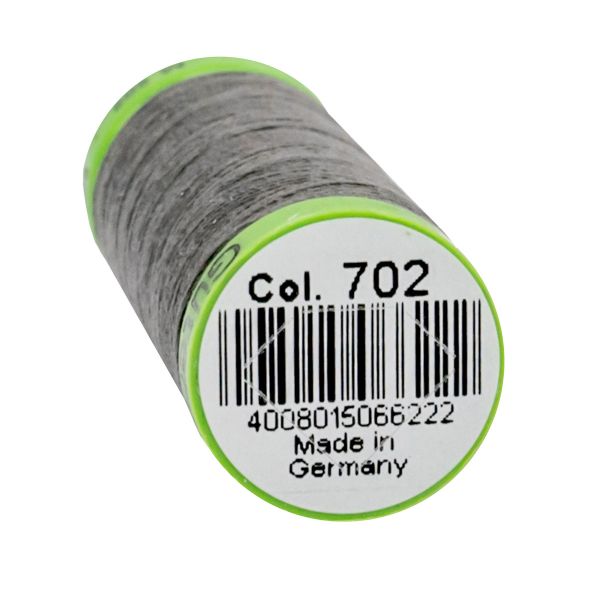 Нитки для тонких тканей Gutermann Extra Fine 150 (200 метров), 5 кат. | 702 мышино-серый
