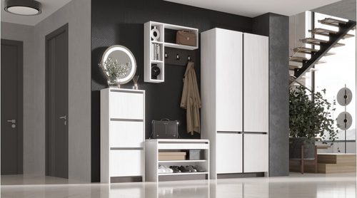 Бостон Тумба для обуви 1 Анкор светлый