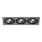 Комплект из светильника и рамки Lightstar Intero 111 (217839+217907+217907+217907) i839070707