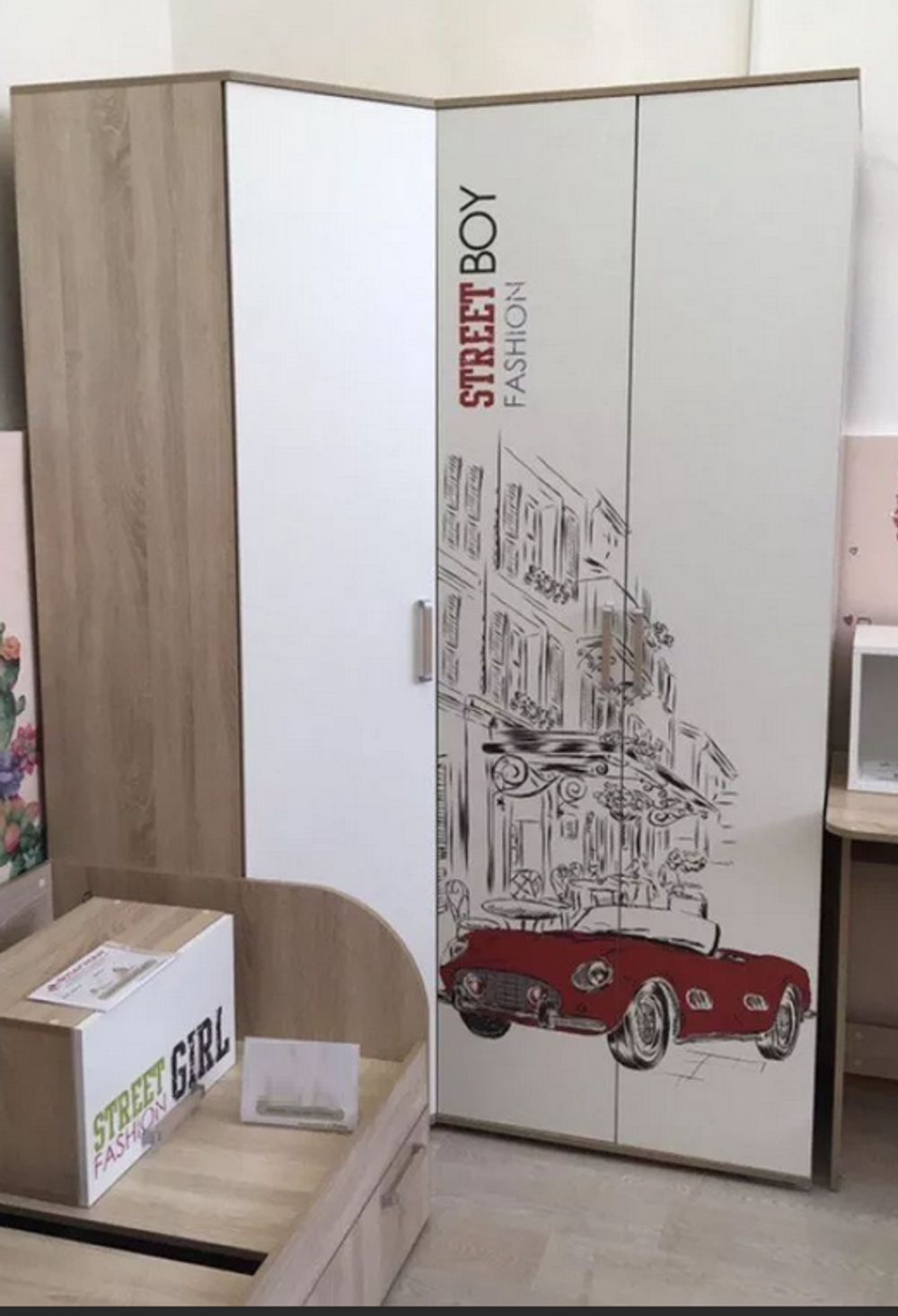 Шкаф антрисольный Сенди АН-03 сонома мальчик