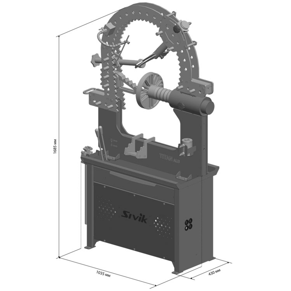 SIVIK ТИТАН ALU КОМПАКТ Станок для правки автомобильных дисков