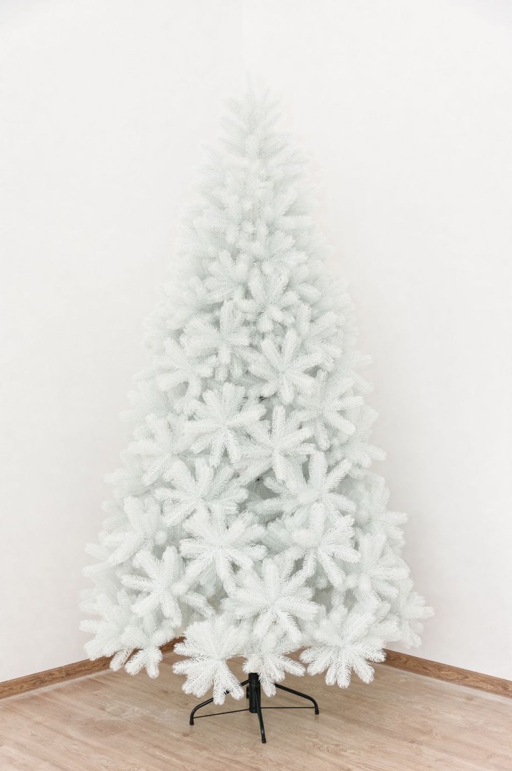 Искусственная ель «Русская Императрица Белая» (Литая хвоя) от 1,2 м до 3 м