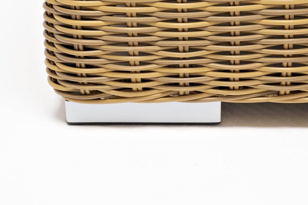 "Боно" лаунж-зона из искусственного ротанга, цвет соломенный