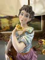 Винтажные настольные лампы Каподимонте.(Capodimonte)