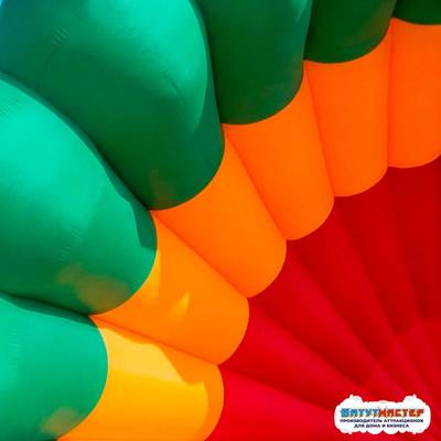 Надувная сцена ракушка «Закатный веер», 12×7×8 м