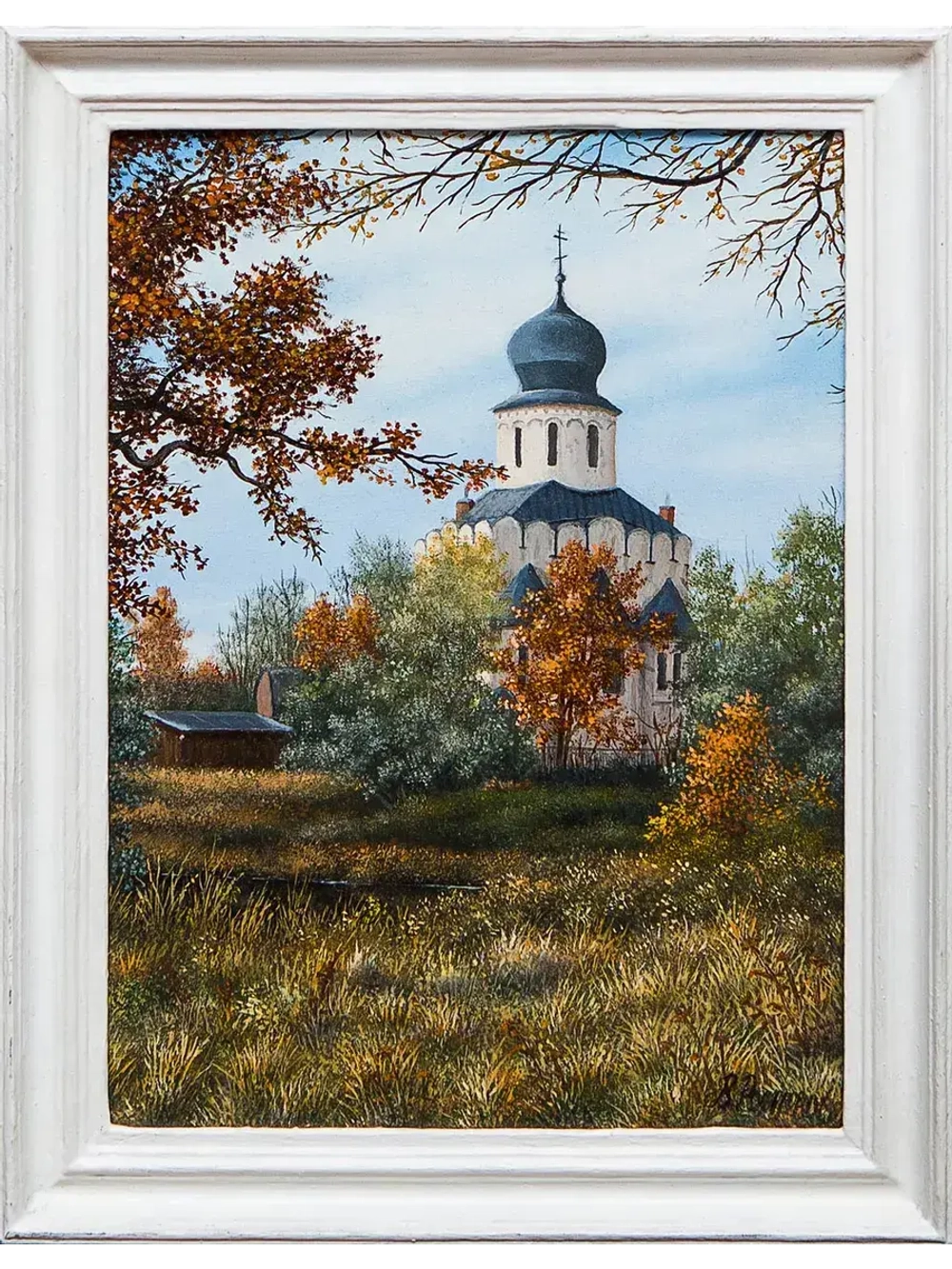 Картина маслом "Федоровский собор" Романов