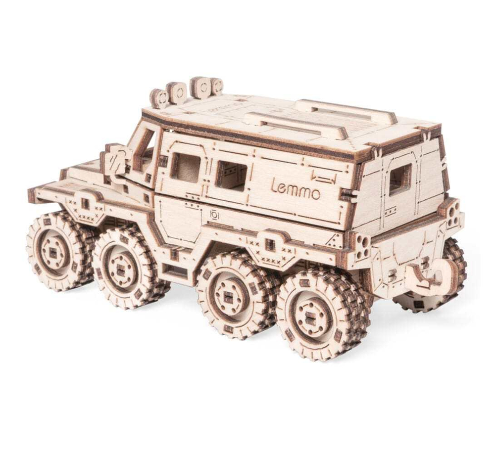Внедорожник Бархан от Lemmo - Деревянный конструктор, 3D пазл, сборная модель из фанеры