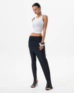 BLACK SKIRT WITH TIGHTS