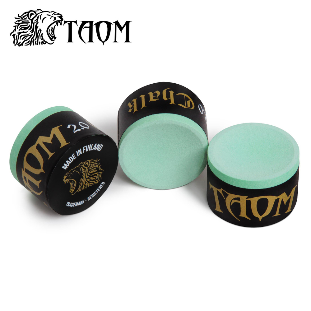 Мел бильярдный "Taom Chalk Snooker 2.0" Green без упаковки 1шт.