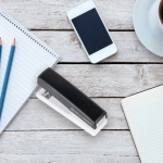 Степлер №24/6, 26/6 BRAUBERG "STYLE MAX", до 30 листов, черный