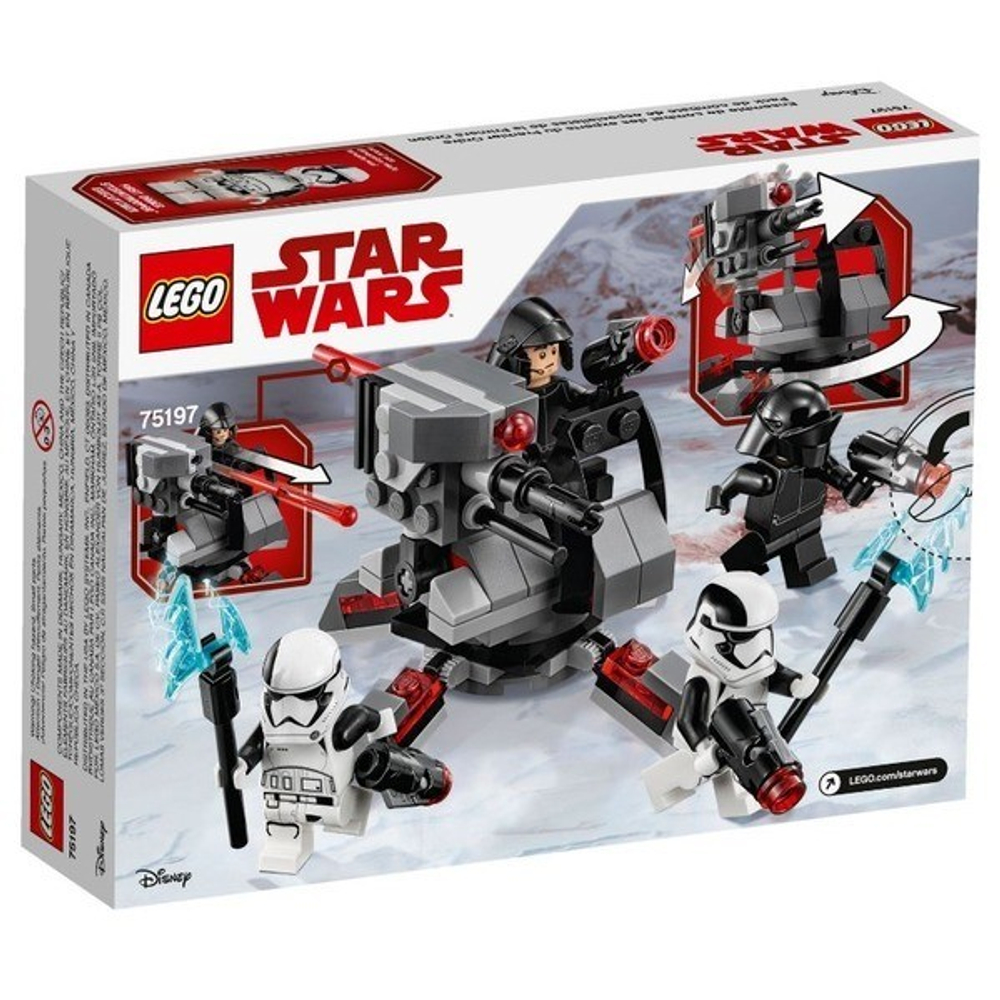 LEGO Star Wars: Боевой набор специалистов Первого Ордена 75197 — First Order Specialists Battle Pack — Лего Стар ворз Звёздные войны