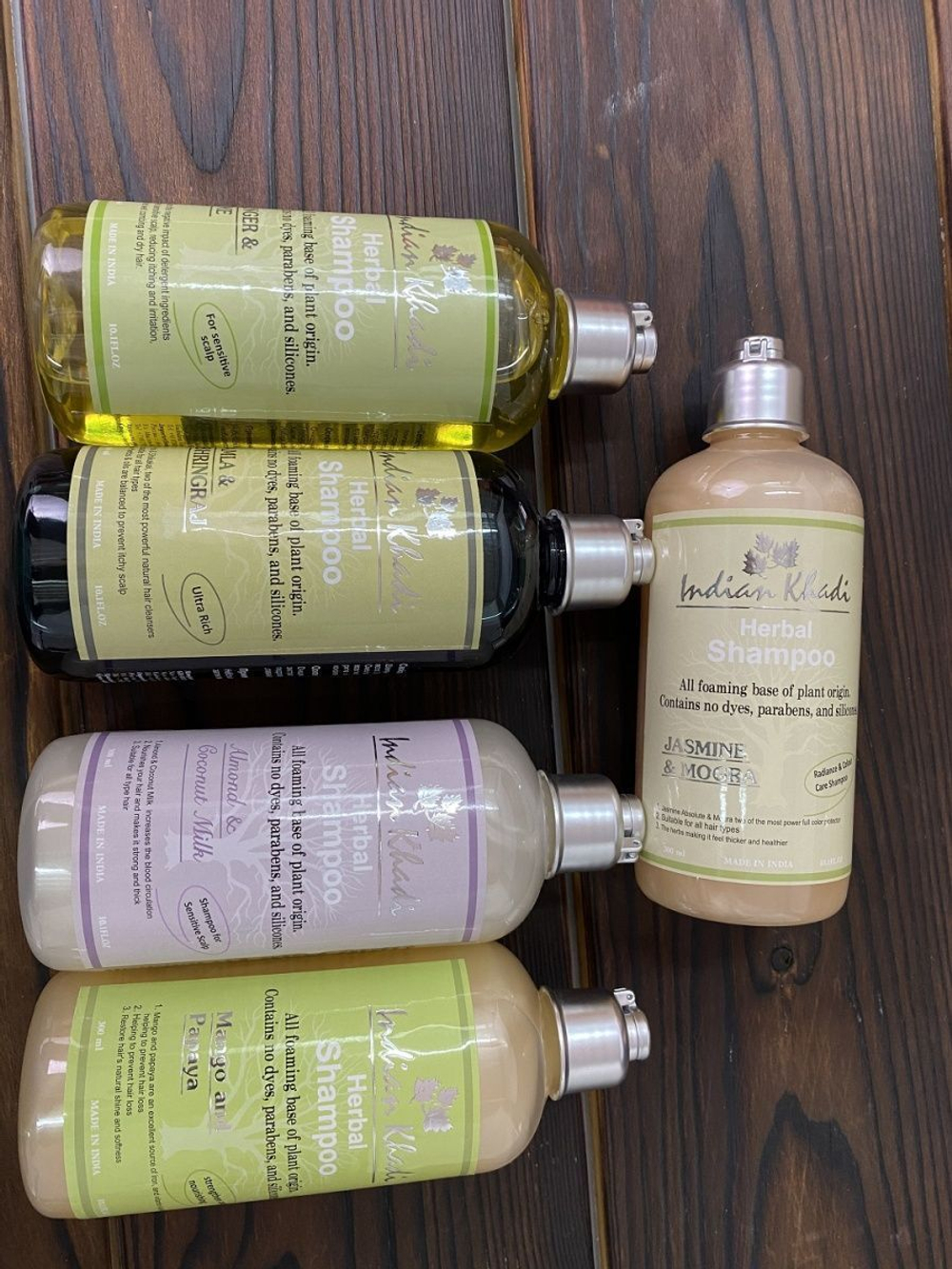 Шампунь амла и брингарадж Indian Khadi