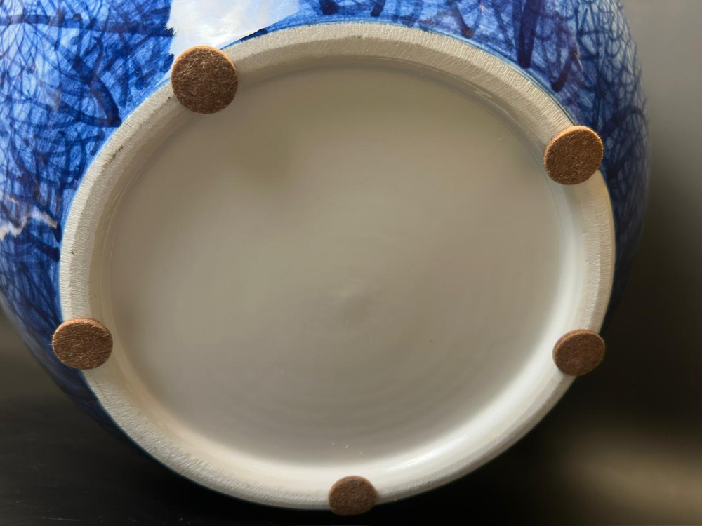 Большая китайская ваза с птицами