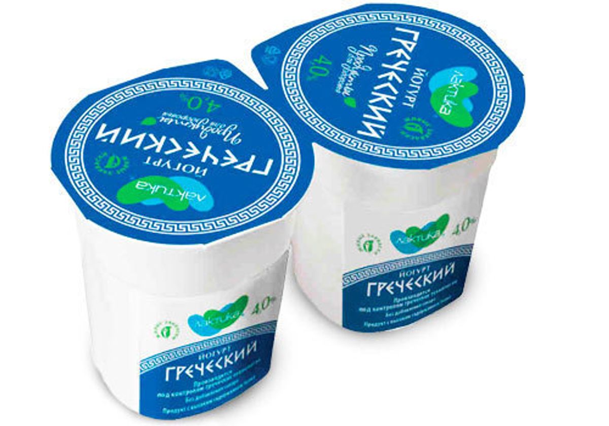 Греческий йогурт "Lactica" 4%, 2*120г