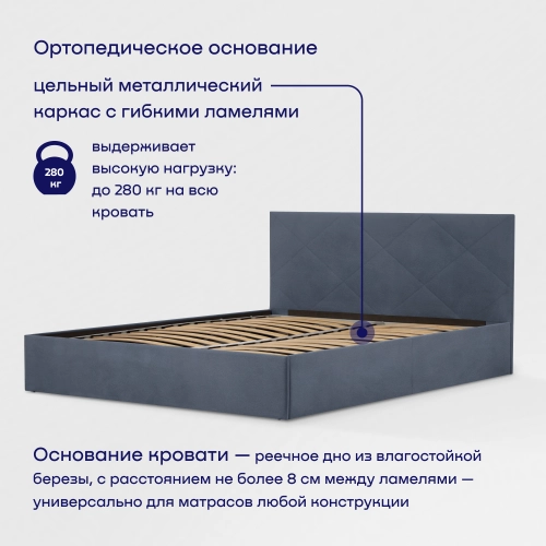 Кровать BuyRest (велюр, без ПМ)